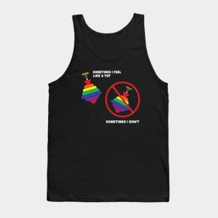 Sometimes I feel - Rainbow Tank Top